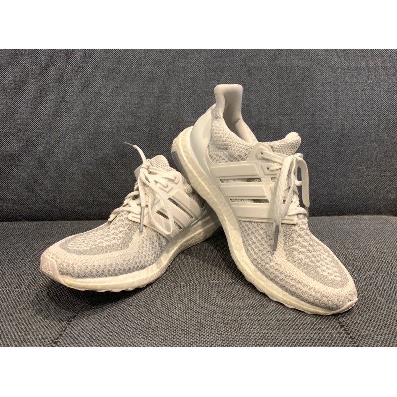 【二手正品】Adidas Ultra Boost 2.0 LTD 白 BB3928 3M反光 編織慢跑鞋 24.5cm