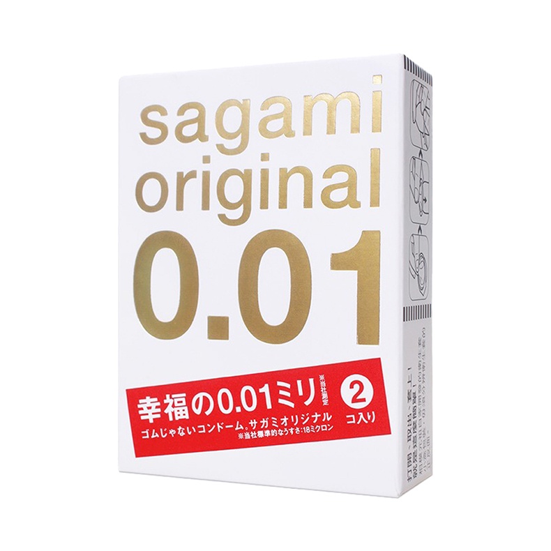 Sagami 相模元祖。001超激薄保險套 2入裝【OGC株式會社】日本原裝 保險套 衛生套