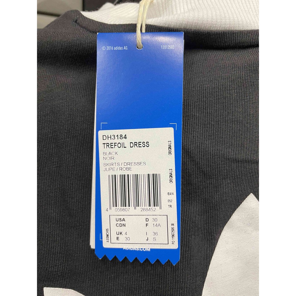 Adidas DH3184 TREFOIL DRESS 黑色運動裙| 蝦皮購物