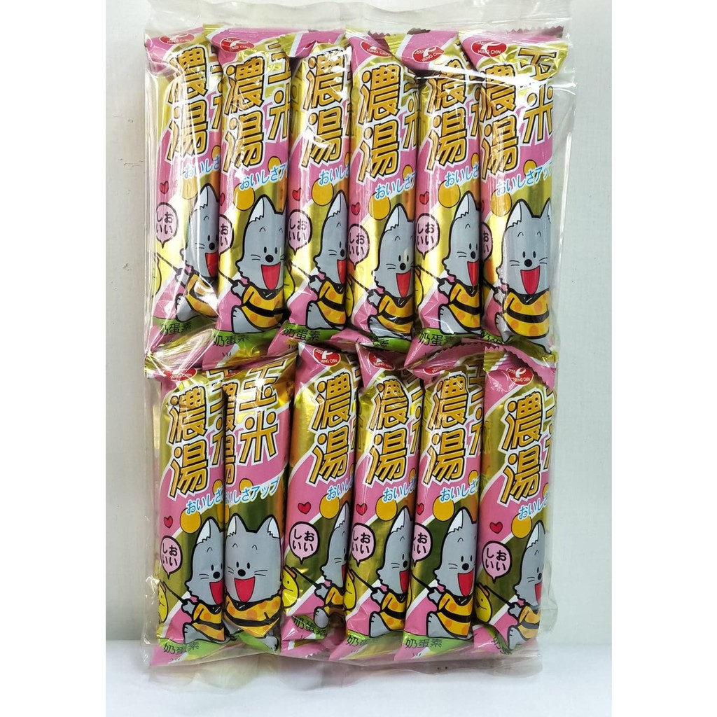 吃貨玉米濃湯棒童年零嘴一袋24隻 蝦皮購物
