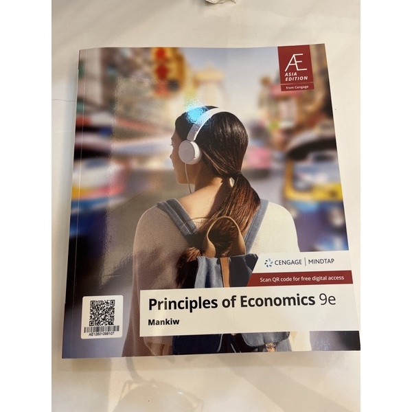 經濟學原理PRINCIPLES OF ECONOMICS 9/E MANKIW （9.9成新）