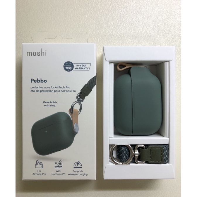 《二手》Moshi Pebbo for AirPods Pro 藍牙耳機充電盒保護套