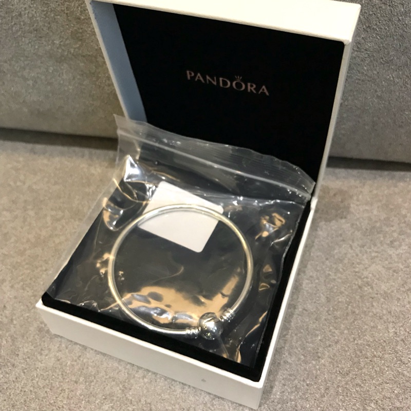 ［正品代購］全新 Pandora 硬環 手環 17cm