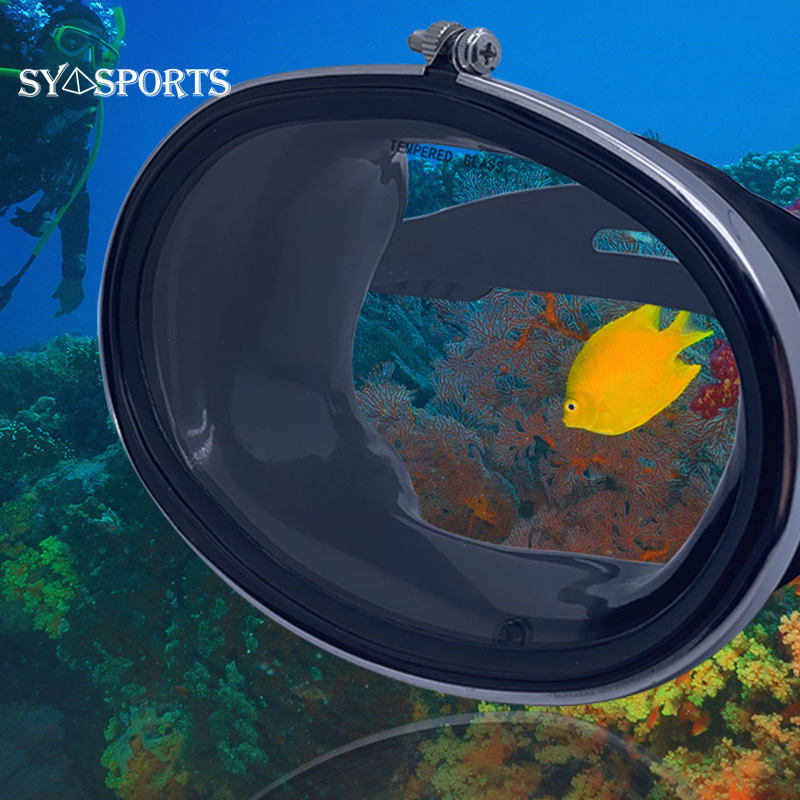 Sysports 專業成人潛水防霧面罩, 水下護目鏡, 潛水鏡, 水肺潛水設備