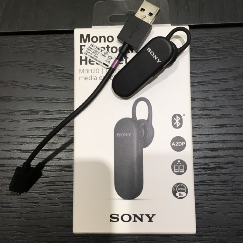 ［二手］SONY MBH20耳掛式藍芽耳機