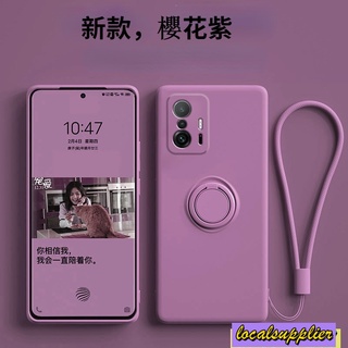 液態指環掛繩保護殼小米11T手機殼小米11TPro保護殼小米11T Pro防摔殼 矽膠 小米11T手機殼