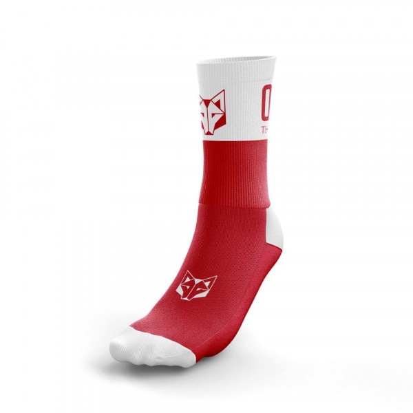 OTSO | MULTI-SPORT MEDIUM CUT SOCKS (RED / WHITE) 登山襪 野跑襪