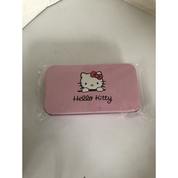 Hello Kitty 凱蒂貓 迷你刷具 彩妝刷具七件組 鐵盒裝形向Xingxiang 眼影刷 修飾刷 遮瑕刷(小) Y