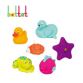 Battat 洗澡玩具-水族館(霓虹) 寶寶 幼兒
