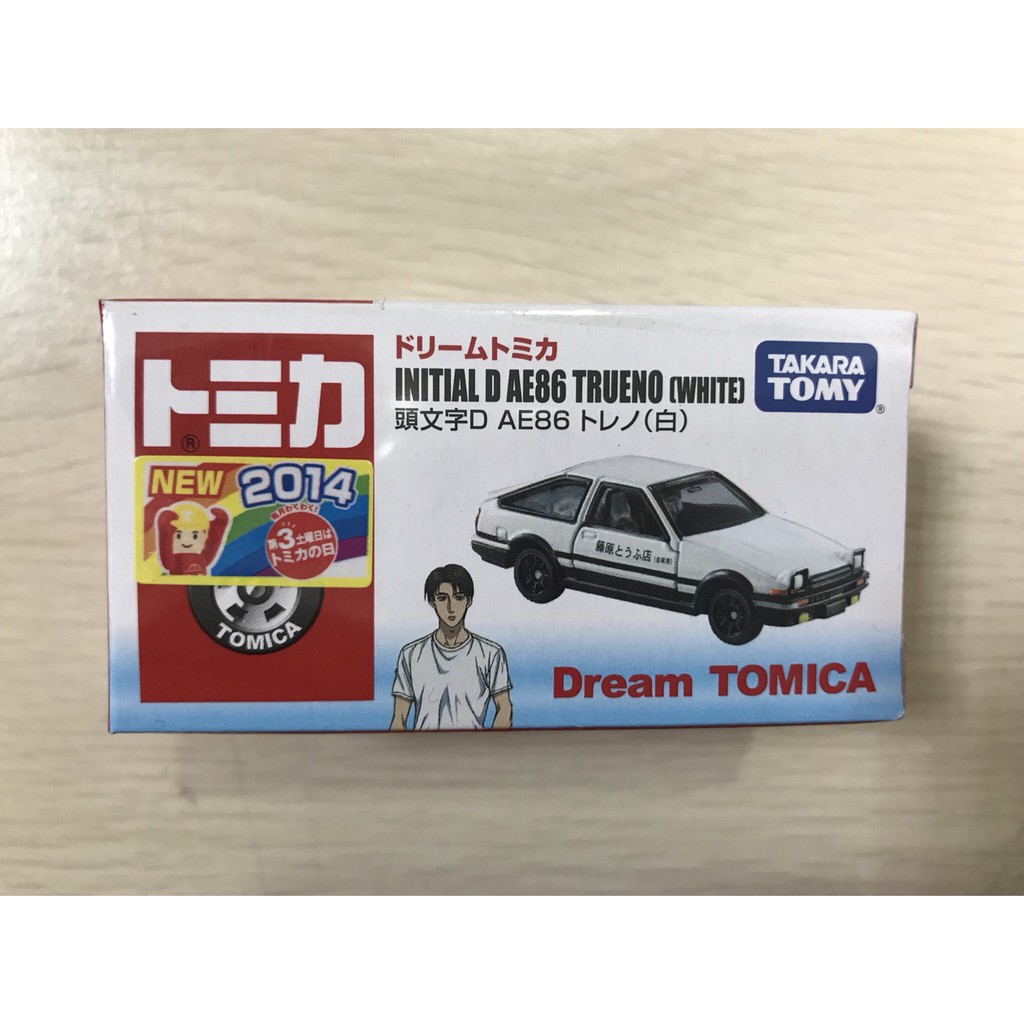 Dream Tomica Initial D Ae86 Trueno White 頭文字d Ae86 白蓋有新車貼 蝦皮購物