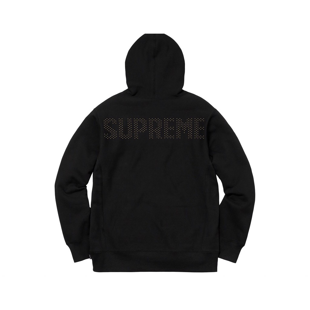 supreme studded hooded sweatshirt