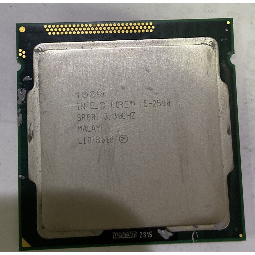 二手良品 INTEL i5 2500 CPU 處理器 LGA 1155 二代