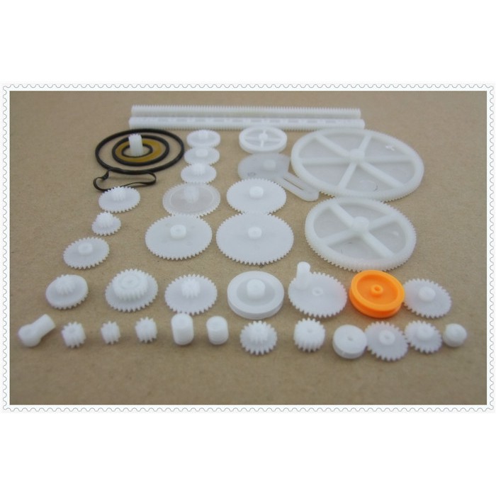 【環島科技】34件 齒輪包 科展 塑膠齒輪 科學玩具 實驗器材 減速齒輪 單層齒 雙層齒 齒輪