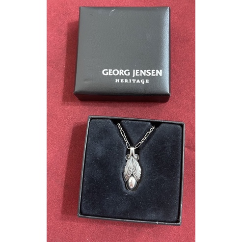 GEORG JENSEN 喬治傑生 2008 銀石 年度項鍊 丹麥製 首刻