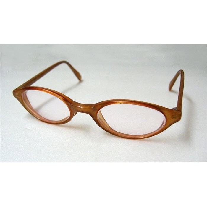 淺褐色塑膠有型復古眼鏡框(可當兒童眼鏡框)二手小孩小臉女孩兒塑膠鏡架眼鏡框