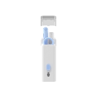 【PowerRider】Q6E 手機耳機電腦多功能清潔套裝 (藍色/粉色) 鍵盤清潔刷 耳機清潔刷 手機平板清潔刷