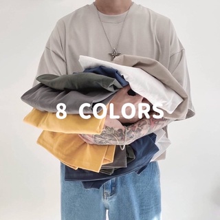 韓國🇰🇷厚磅 寬版 後標 素T 寬T 素Tee oversize 落肩 超大版 純棉 「88908」