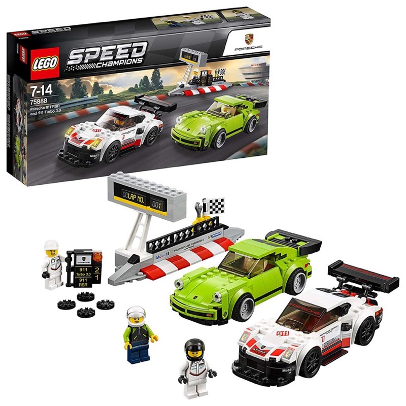 樂高 Lego 75888 speed系列 Porsche 911 RSR and 911 Turbo 3.0