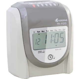 臺灣製造 KRONE TR-920 TR-512B 六欄位雙色微電腦打卡鐘 立光 KRONE TR920 TR512B