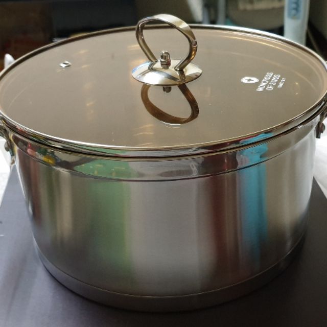 【瑞士MONCROSS】304不鏽鋼琥珀湯鍋組24cm盒裝