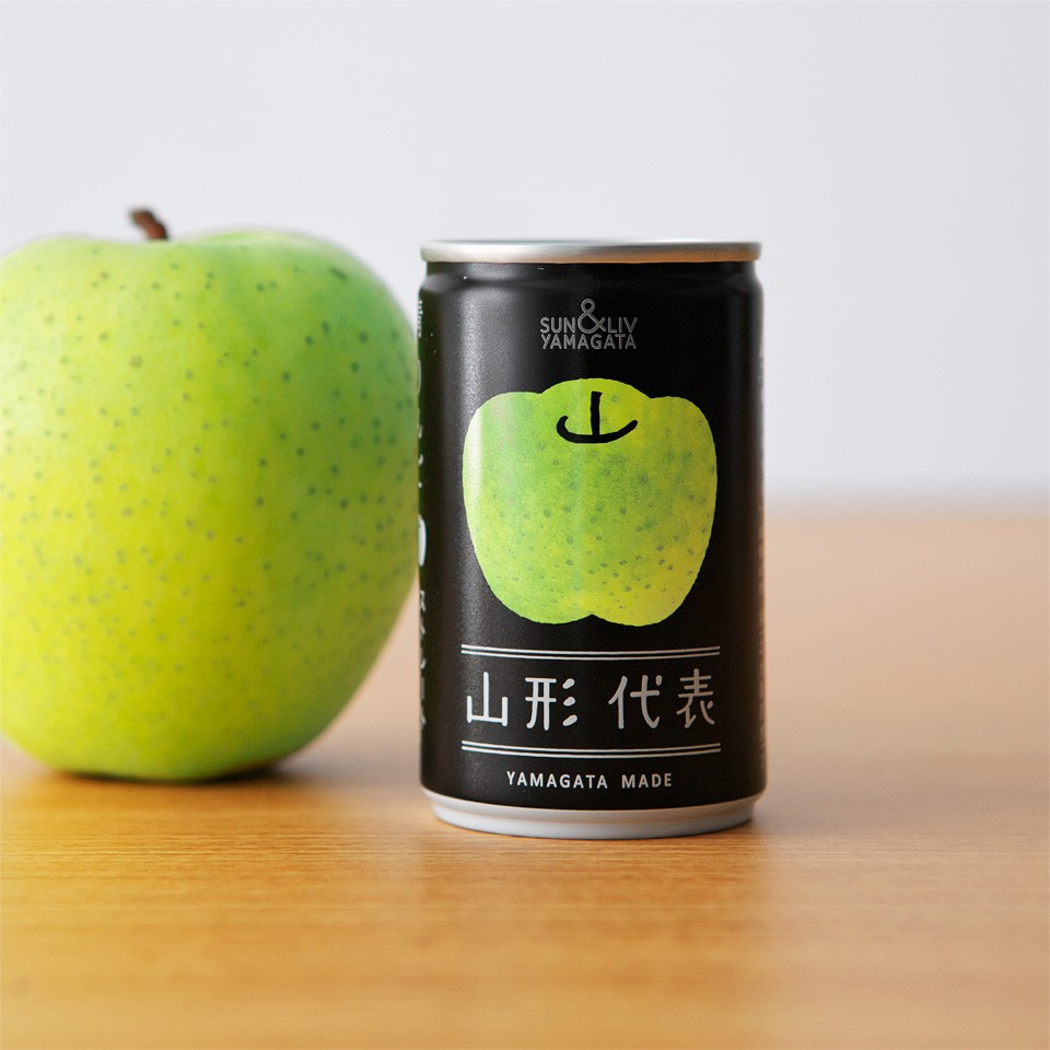 日本山形代表100%青蘋果汁(160ml)