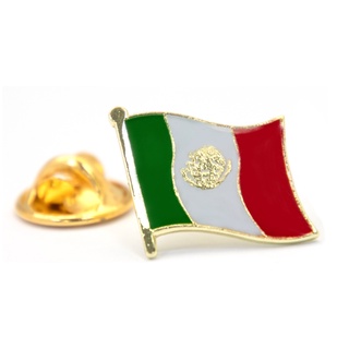 Mexico 墨西哥國旗 紀念配飾 金屬胸針 紀念別針 國旗飾品 金屬胸章 配飾 升旗