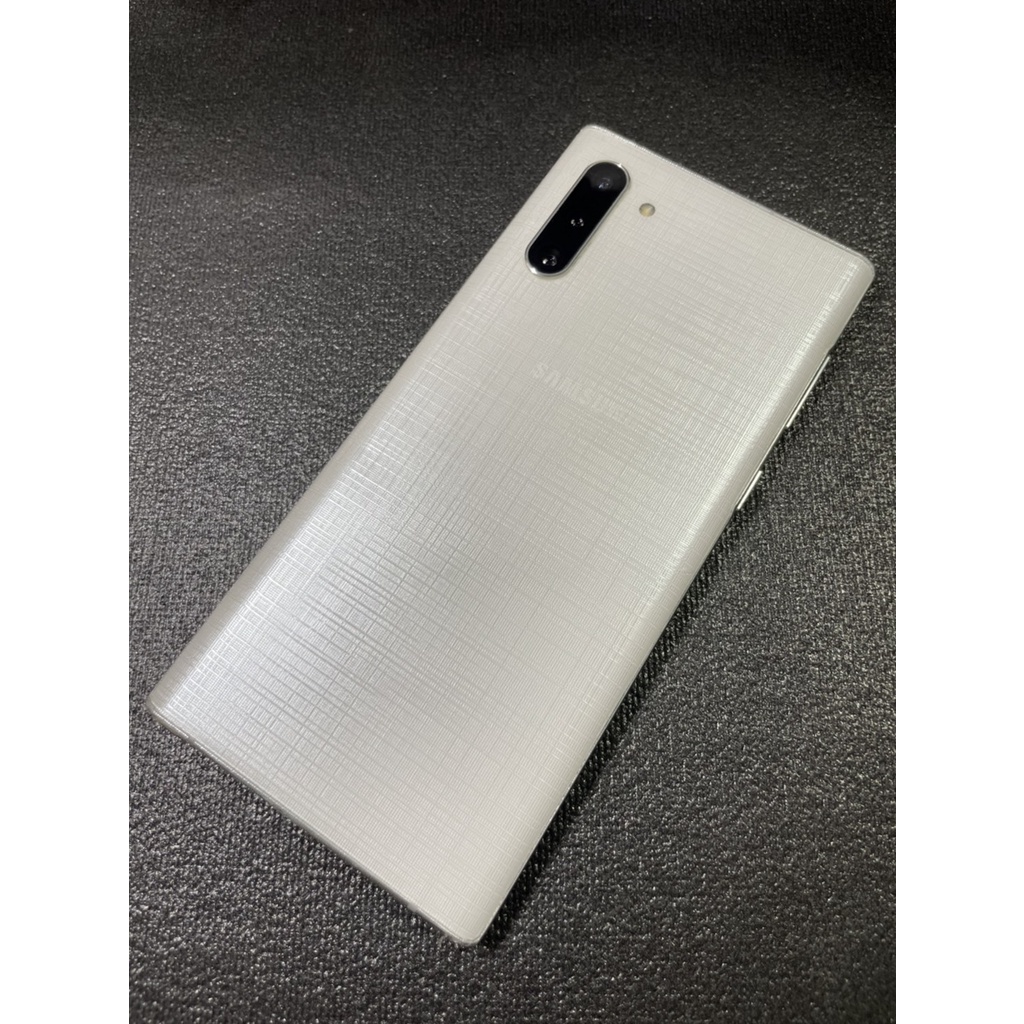 【有隻手機】三星 Galaxy Note10 8G/256G 星環白 4G網路-(二手的手機，無盒裝-有配件)