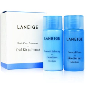 蘭芝 LANEIGE 化妝水 乳液 15ml 基礎水潤保養2件旅行組