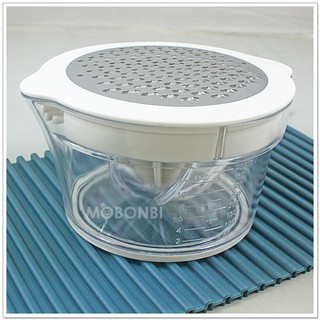 【摩邦比】3合1手動料理器K0310 壓汁器 分蛋器 磨泥器 刨絲器 榨汁器 檸檬榨汁機 柳丁榨汁機
