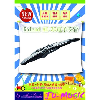 造韻樂器音響- JU-MUSIC - ROLAND Aerophone Pro AE-30電子吹管 黑色 薩克斯風