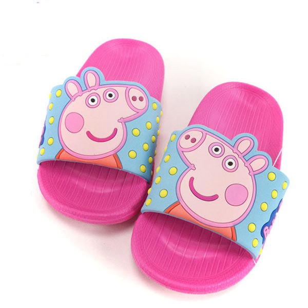 童鞋/粉紅豬小妹Peppa Pig正版授權 佩佩豬輕量拖鞋(PG0019) 桃14-19號