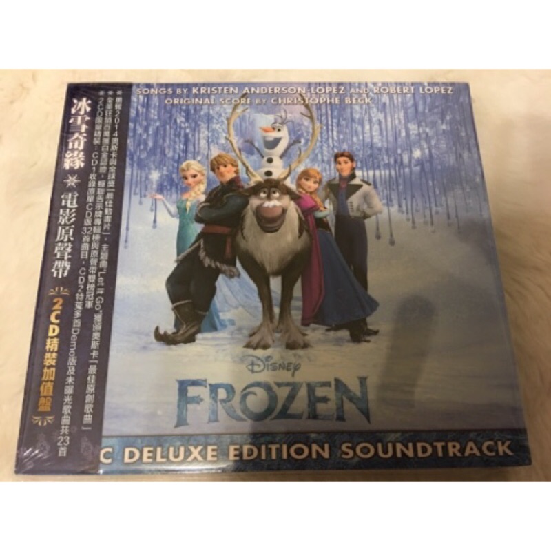 羊耳朵書店*電影原聲CD/O.S.T. / Frozen [Deluxe Edition電影原聲冰雪奇緣2CD精裝加值盤