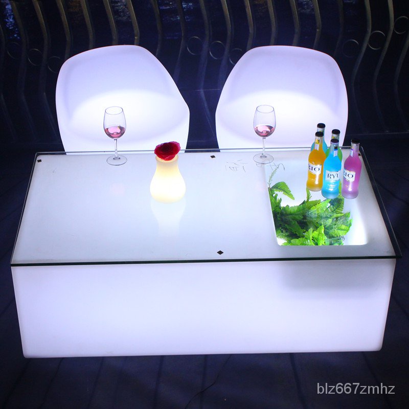 【低價清倉】工廠直銷KTV茶几led發光桌椅酒吧夜店包廂卡座家具桌子椅子組合創意酒吧台