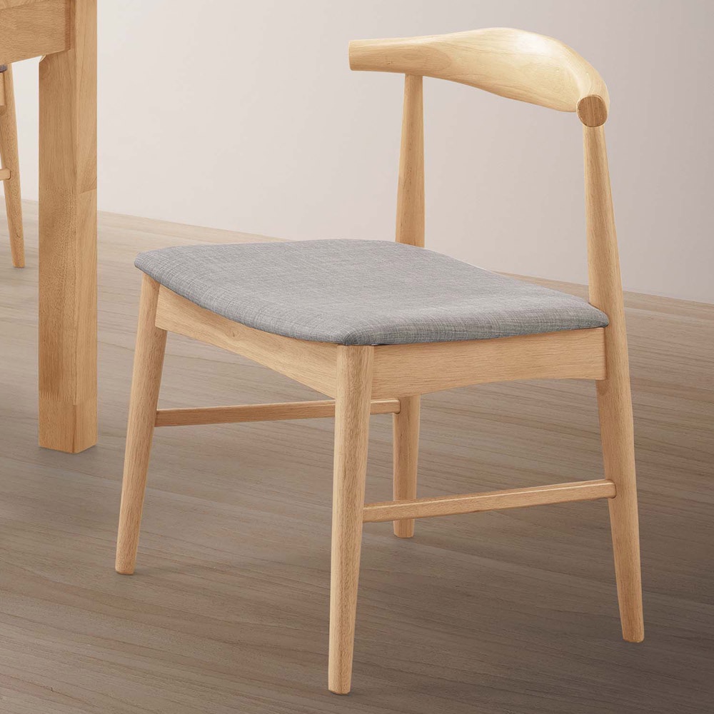 obis 椅子 溫斯頓本色灰布餐椅