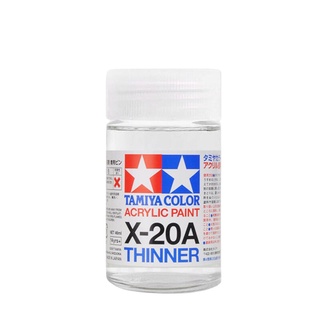 TAMIYA 田宮 X-20A 水性漆溶劑 46ml 水性壓克力漆 不能用於擦拭墨線液 貨號81030