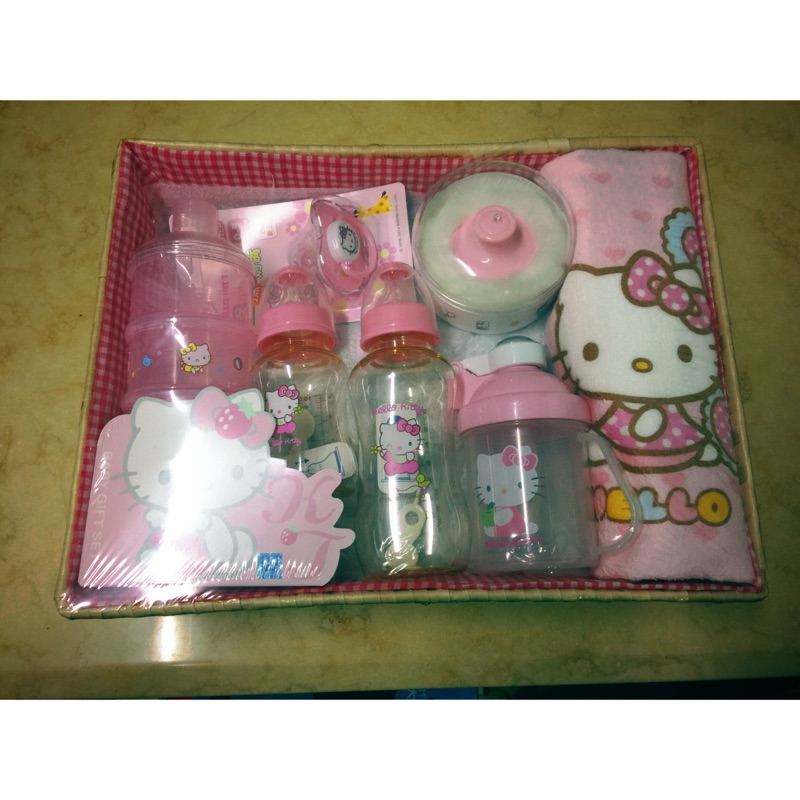 三麗鷗kitty嬰兒禮盒（PES奶瓶）附紙袋