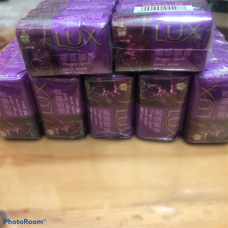 【特價出清】LUX 麗仕麗仕香皂  媚惑幽香(紫) 一組六入水嫩 柔膚 香皂 肥皂 85g