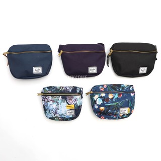 Herschel Fifteen Hip Pack Mini Bag 藍 紫 黑 花卉 鬱金香 隨身腰包