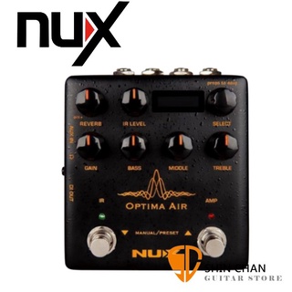 Nux Optima Air NAI-5 木吉他前級效果器【Acoustic Preamp+DI】另贈變壓器、導線