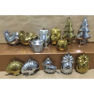 現貨 ✿萌物收集❤附發票 不銹鋼304 造型 創意 貝殼 小鴨 公雞 貓頭鷹 茶球 茶漏 泡茶工具 濾茶器 過濾器