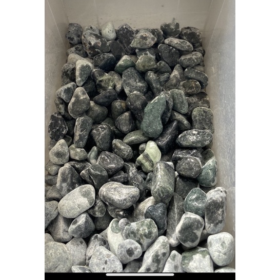 墨綠石玉石3分園藝用水族石頭 盆栽小石頭 25元/公斤