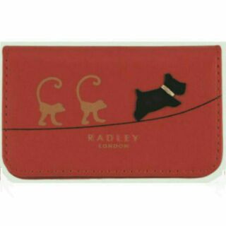 全新 正版 Radley London狗狗經典款票卡包 小猴名片夾 金猴名片收納包 信用卡收納夾 票卡夾 證件包 票卡套