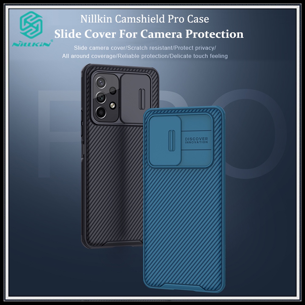 SAMSUNG Nillkin 適用於三星 Galaxy A53 A73 5G 外殼 Camshield Pro 手機殼