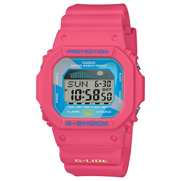 CASIO G-SHOCK夏威夷風潮汐運動錶GLX-5600VH-4