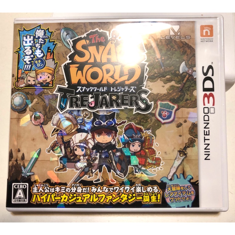 賣珍藏的3ds 點心世界snack World 日版 遊戲非常可愛風 加上可連線上網跟玩家一起對戰 非常好玩喔 蝦皮購物