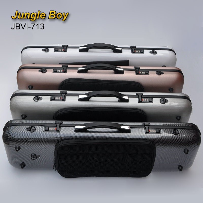 【小木馬樂器】小提琴盒 Jungle Boy JBVI-713 	4/4 複合碳纖維 號碼鎖 譜袋
