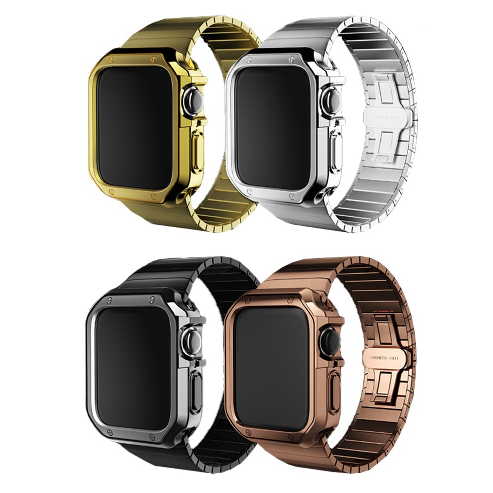 【頂級版】Apple Watch 三珠不鏽鋼金屬錶帶 9 8 7 SE 6 5 4代 40 41 44 45 49 mm
