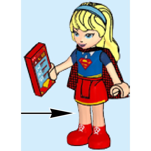 磚家 LEGO 樂高 人偶 Super Hero Girls 超級英雄女孩 Red Skirt 41232 shg006
