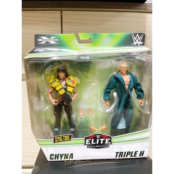 WWE 摔角公仔 Mattel Elite Chyna &amp; Triple H DX