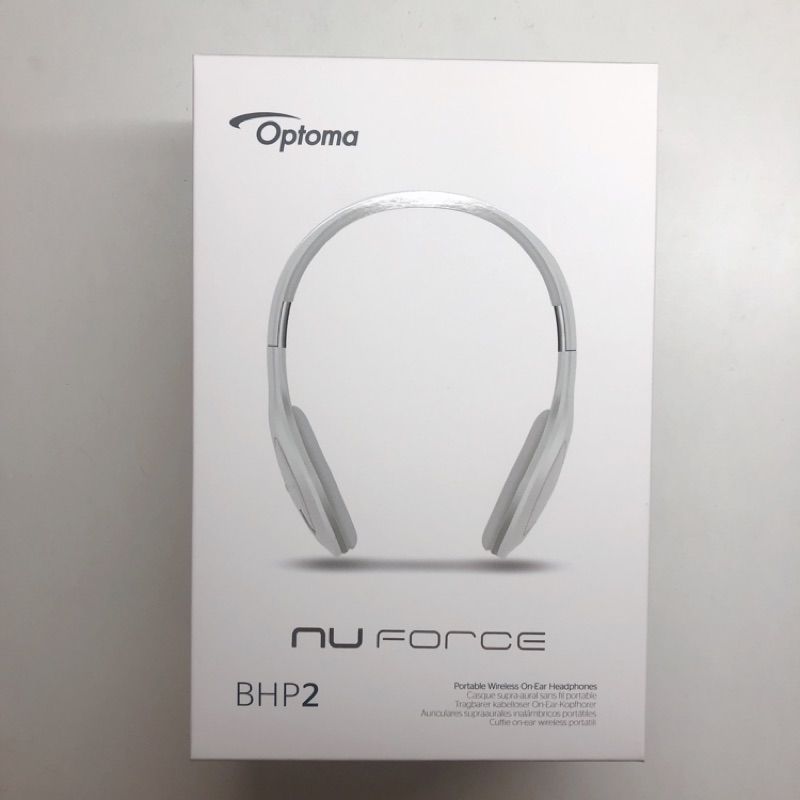 二手 NuForce BHP2 折疊式 耳罩式 藍牙耳機(白)